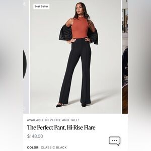 Spanx The Perfect Pant High Rise Flare NWOT